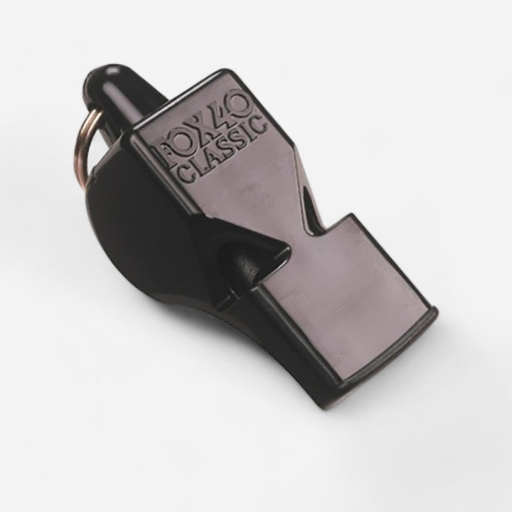 Fluier fox negru universala