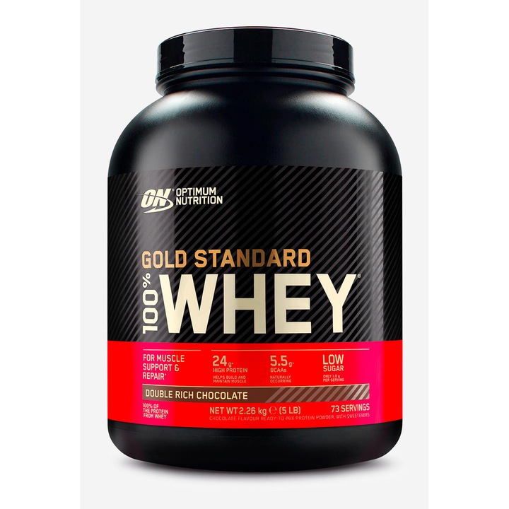 Proteine whey gold standard double rich ciocolata 2, 2kg no size, ciocolata