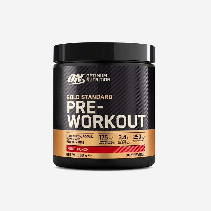 Proteina pre workout optimum gold standard fructe 330 g no size