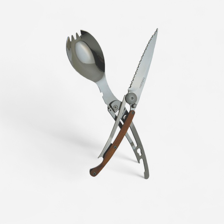 Tacamuri pliabile usoare trekking ultimate 5 59g fara marime, gri deschis