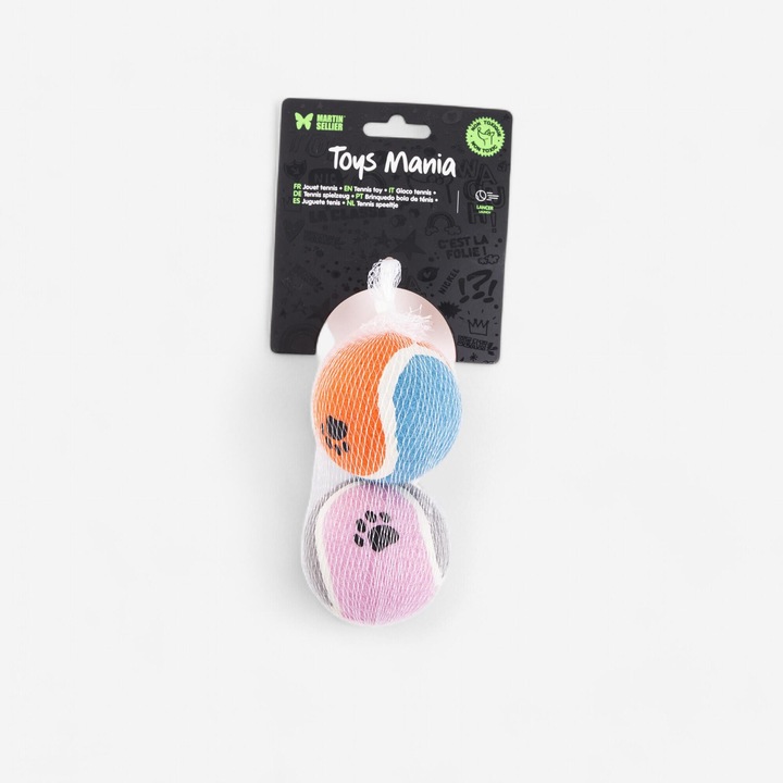 Set 2 mingi de tenis caine fara marime