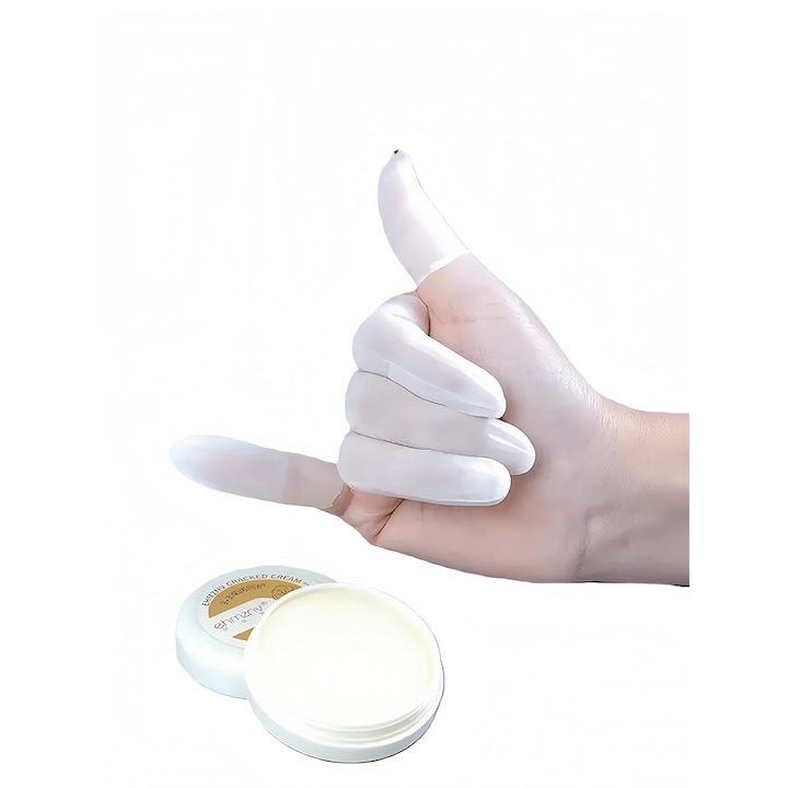 100 db átlátszó latex ujjvédő készlet, HSD-Tech, eldobható, csúszásgátló és tartós, ipari munkához, elektronikához, kozmetikához, tetováláshoz, takarításhoz és kertészkedéshez, 6,0 × 2,4 cm