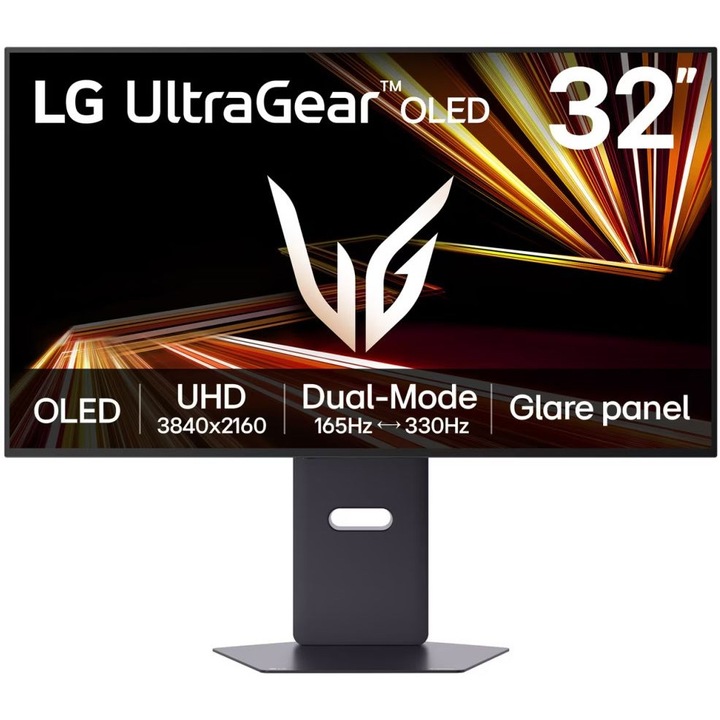 Монитор LG UltraGear 32GX850A, 32", QLED, QD-OLED, 3840 x 2160 4K, 1 x USB 3.0 Upstream, 2 x USB 3.0 Downstream, 2 x HDMI, 1 x Audio Out, DisplayPort