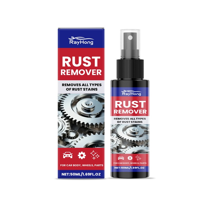 Spray antirugina - Lustruieste si reda stralucirea jantelor metalice, curata delicat si indeparteaza petele de rugina, 50 ml