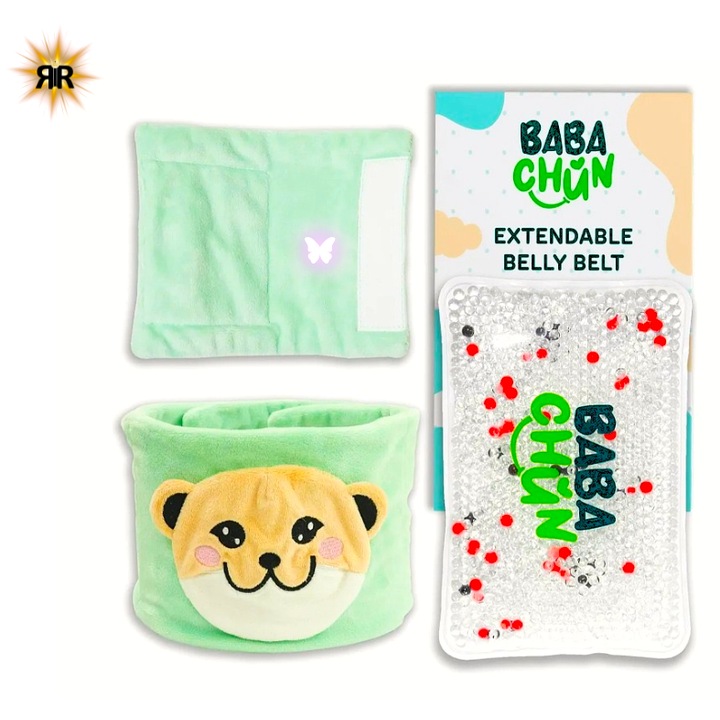 Centura termica multifunctionala 2-in-1 RIR®– ANTICOLICI, ANTIFEBRA, ANTIDURERE, utilizare cald/rece pentru bebelusi si copii