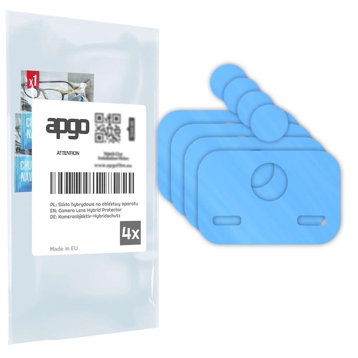 Set de 4 sticle de protectie pentru Ulefone Armor 27T Pro – apgo, camera sticla pentru obiectivul camerei telefonului, full glue, 9H, anti-zgarieturi