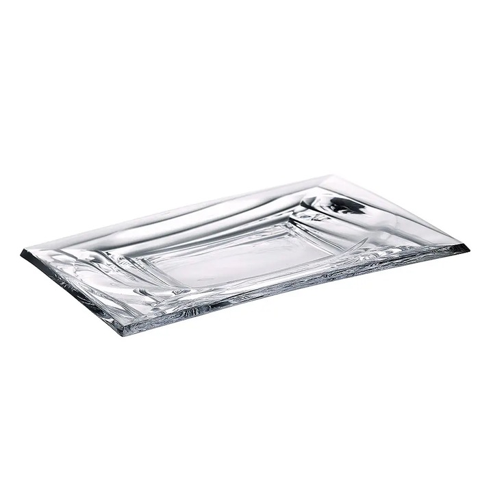 Set masa 6 buc, farfurii desert 17.5 cm Crystal Bohemia Casablanca transparent