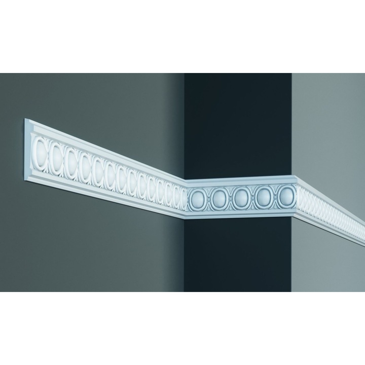 Brau din poliuretan, Grand Decor CR702, 7.7cmx1.9cmx200cm