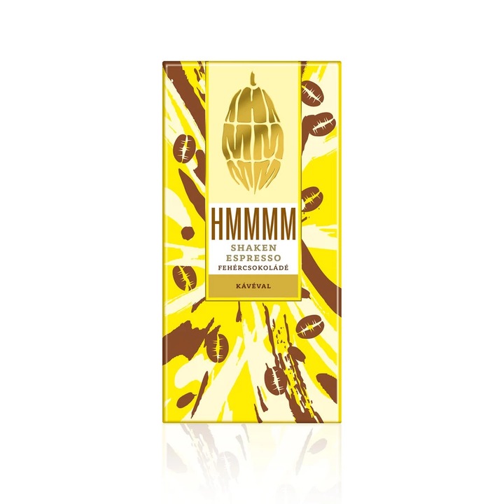Shaken Esspresso - Prémium fehér csokoládé kávés töltelékkel 70g