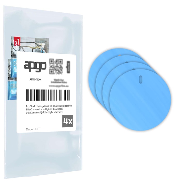 Set de 4 sticle de protectie pentru Honor Magic 7 Pro – apgo, camera sticla pentru obiectivul camerei telefonului, full glue, 9H, anti-zgarieturi