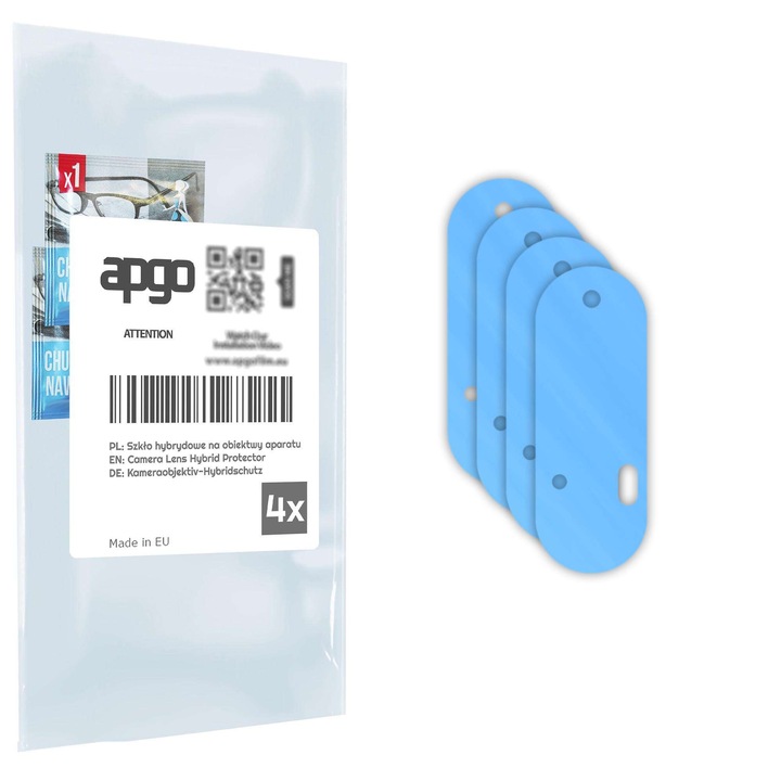 Set de 4 sticle de protectie pentru Google Pixel 9 Pro – apgo, camera sticla pentru obiectivul camerei telefonului, full glue, 9H, anti-zgarieturi