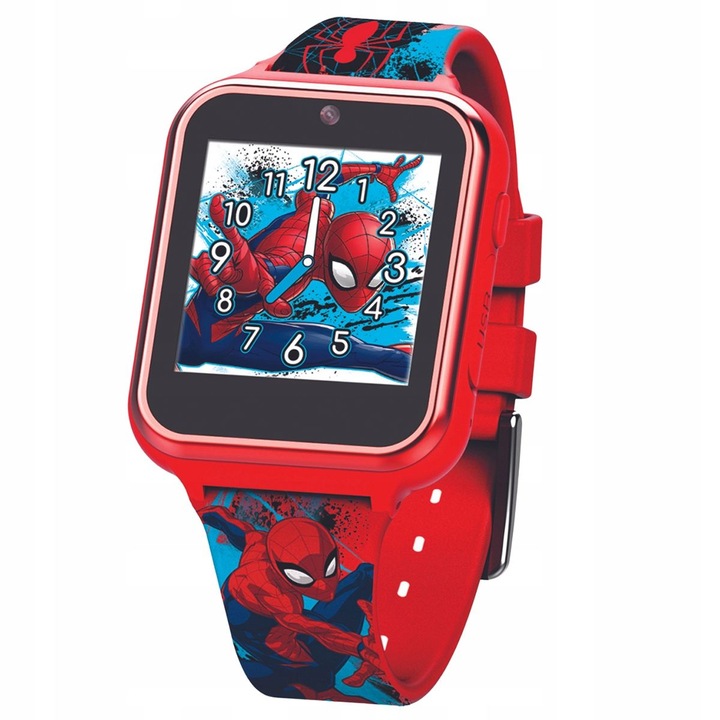 Ceas electronic LCD Spider-Man pentru copii, jocuri, camera, SPD4588J