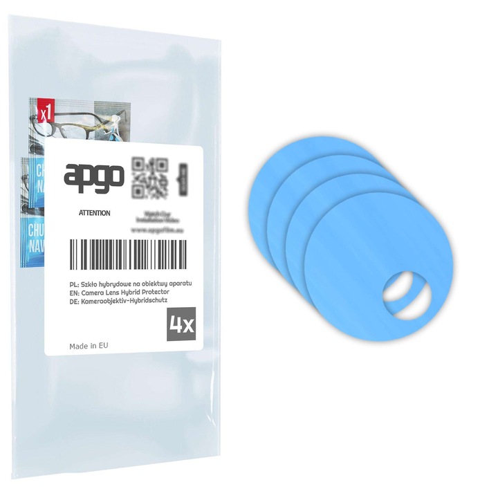 4 db védőüveg szett OnePlus 13R-hez – apgo, kamera üveg a telefon kamera lencséjéhez, full glue, 9H, karcálló