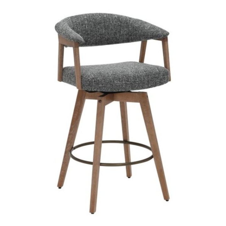 Scaun de Bar JY3249X-M, 56 x 51 x 96cm, Gri