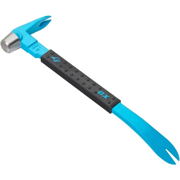 Levier cu gheara OX Pro – 300 mm, cap de lovire, grip antiderapant