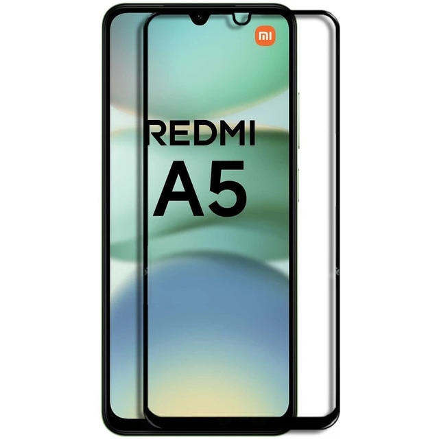 Folie de protectie Tempered glass pentru Xiaomi Redmi A5, negru, Bulk