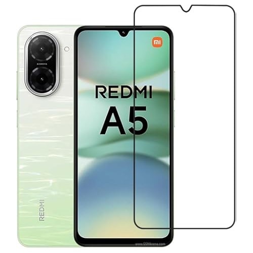 Folie de protectie Tempered glass pentru Xiaomi Redmi A5, negru, Bulk