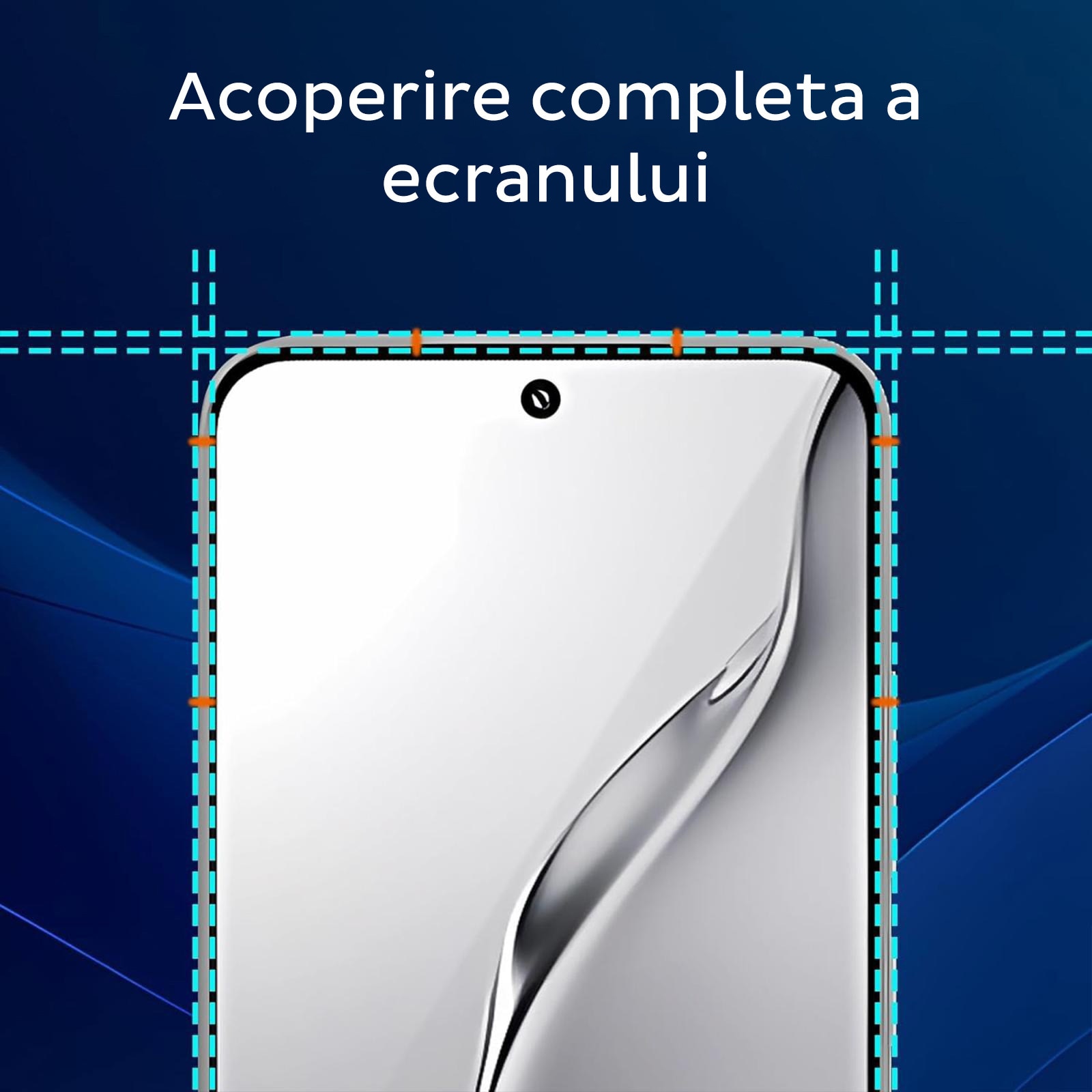 Folie Sticla Daden pentru Honor Magic 8 Pro, Full Cover, 9H, Transparenta, 0.3mm