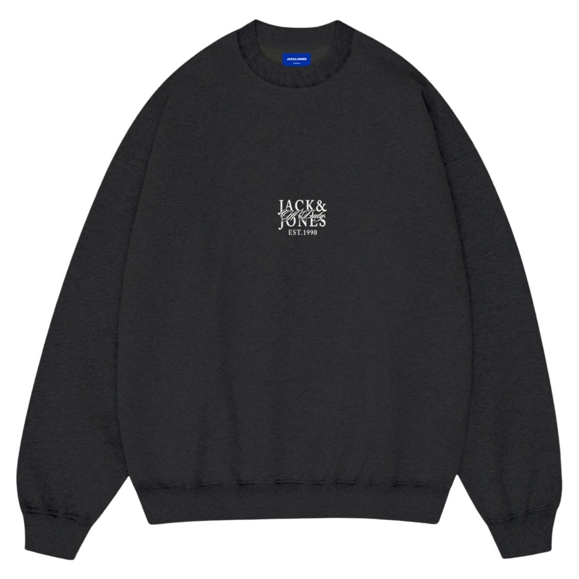 Jack & Jones Jorbleecker aop box sweat crew neck off-white Jack & Jones Jorbleecker aop box sweat crew neck off-white