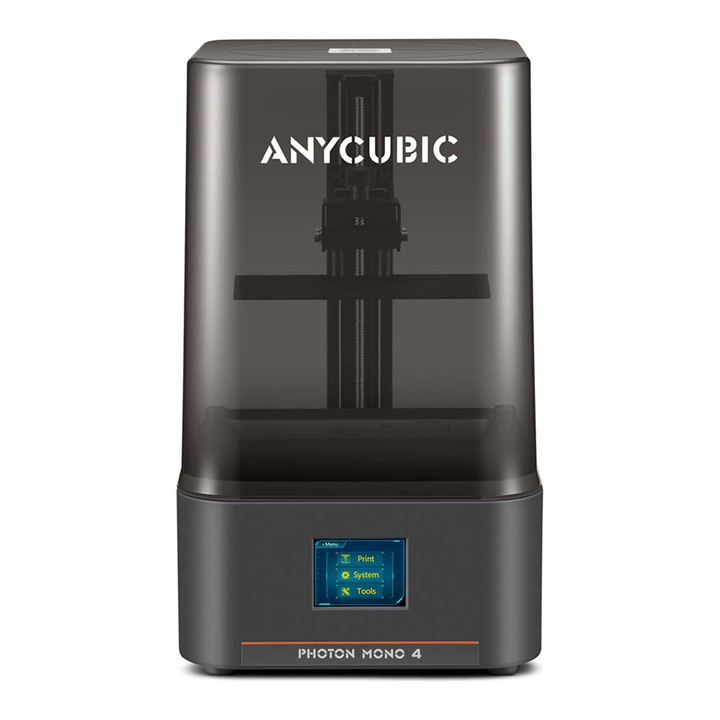 3D принтер Anycubic Photon Mono 4 10K, размери 153x87x165mm, Черен