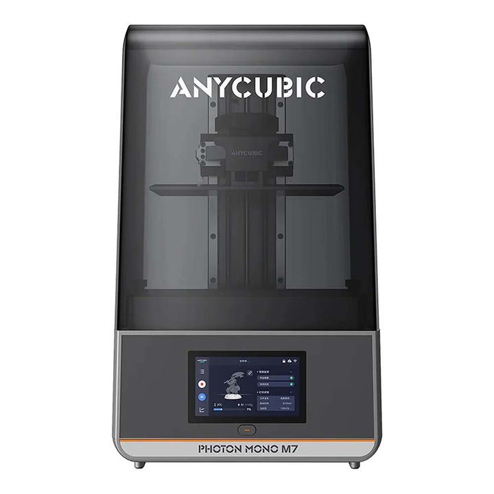 3D принтер Anycubic Photon M7 14K, размери 223x126x230 mm, Черен