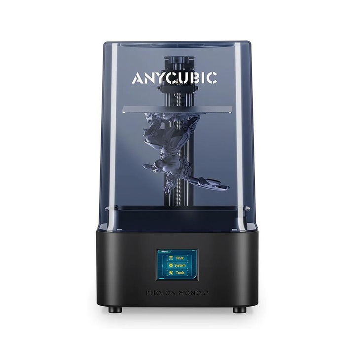 3D принтер Anycubic Photon Mono 2, 4K+, размери 143x89x165mm mm, Черен