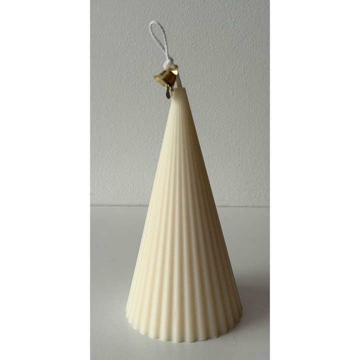 Lumanare Parfumata Brad Craciun, Avelia, Ceara Naturala De Soia, Parfum Winter Spice, Handmade, 200g