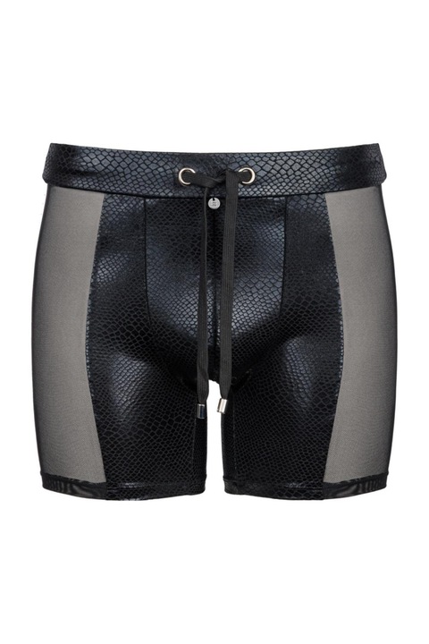 Boxeri sexy barbati Punta Negra, poliamida, negru, L/XL