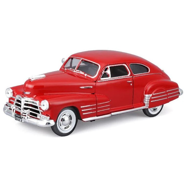 Chevrolet Fleetline Aerosedan 1948 piros modellautó - 1/25 Maisto
