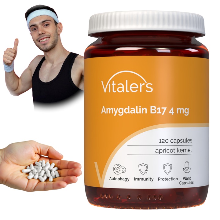 Vitaler's Amigdalin (Vitamina B17) 4 mg - 120 capsule