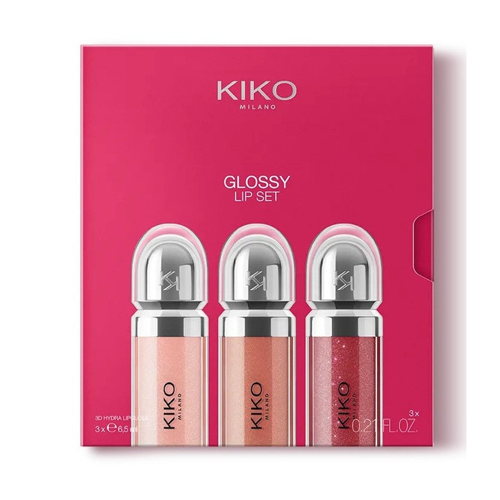 Комплект подаръци Kiko Milano Glossy Lip Gloss