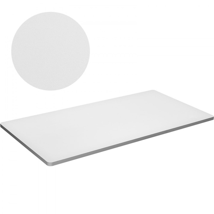 Blat de Bucatarie, 140 x 71 cm, grosime 2.5 cm, Capacitate100 Kg, Adaptabil, din PAL, Alb