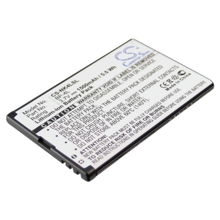 Cameron Sino CS-NK4LSL Li-ion 1500mAh mobil akkumulátor, Fekete, 65.80x43.90x5.10mm