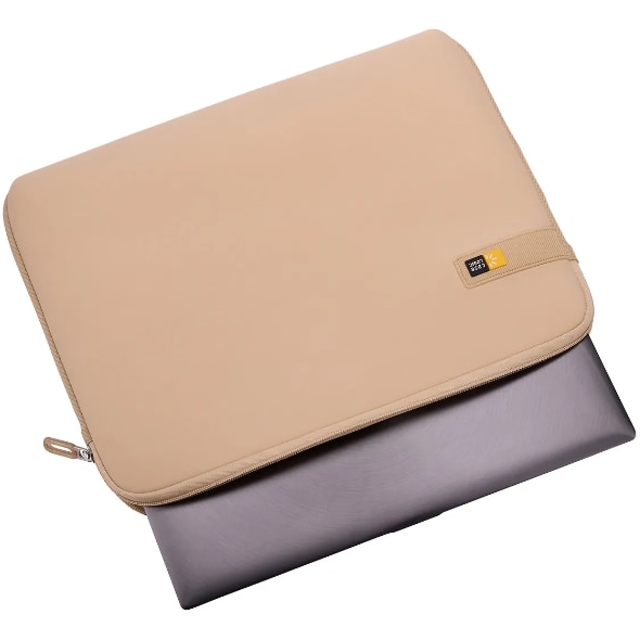 Geantă laptop Case Logic 14", bej, multicompartimentată