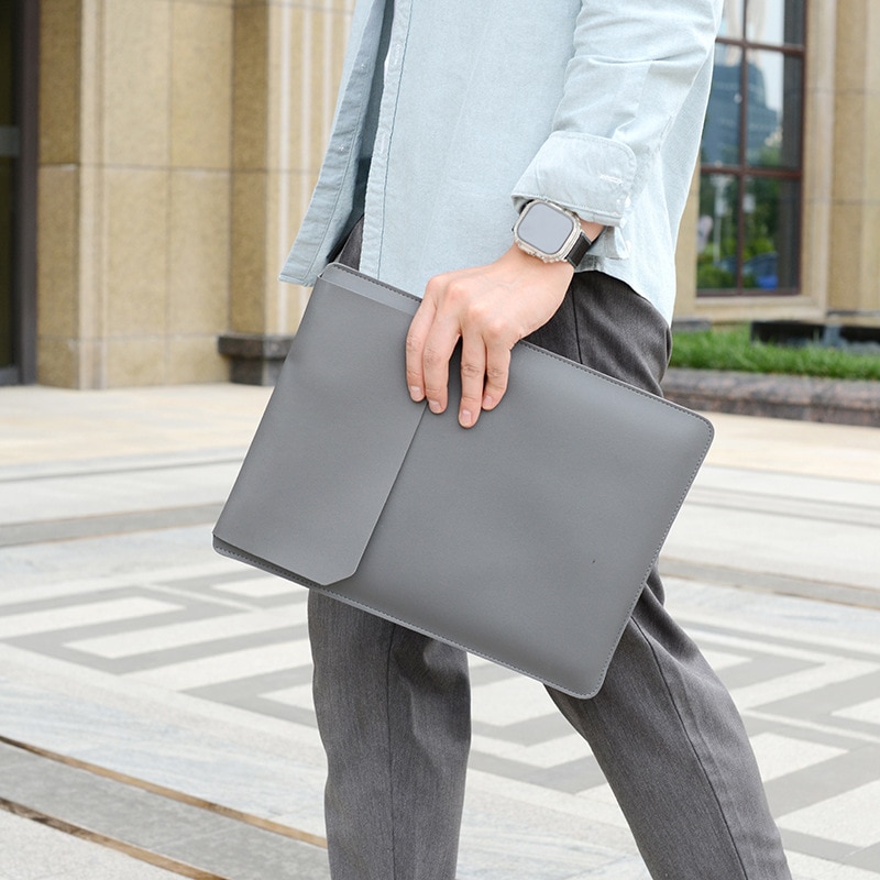 Geantă laptop BFYCHYC, 15.6 inch, rezistentă la apă, profil subțire, culoare neagră