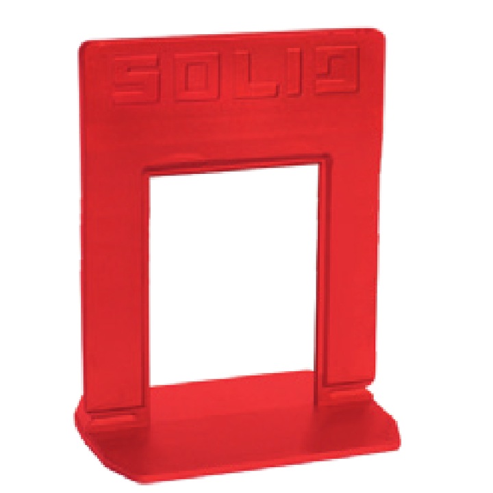 Distantieri profesionali inalti pentru nivelare 3mm placi inalte 100buc/punga Solid Tools