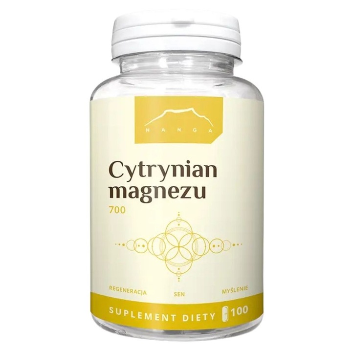 Citrat de magneziu Nanga 700 mg, 100 capsule