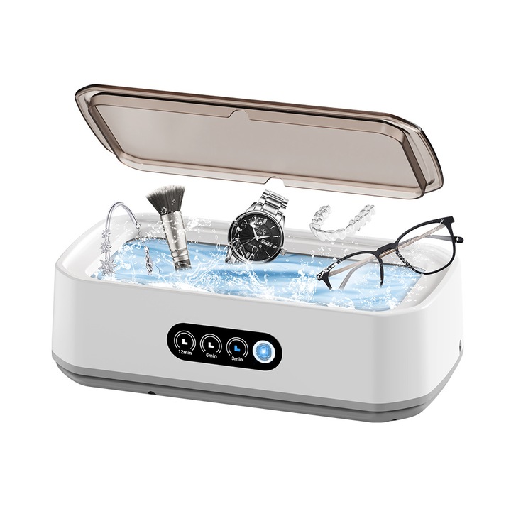 Curatator cu ultrasunete YM, X81, 650 ml, 45 kHz, 40 W, cronometru digital 720s, touch