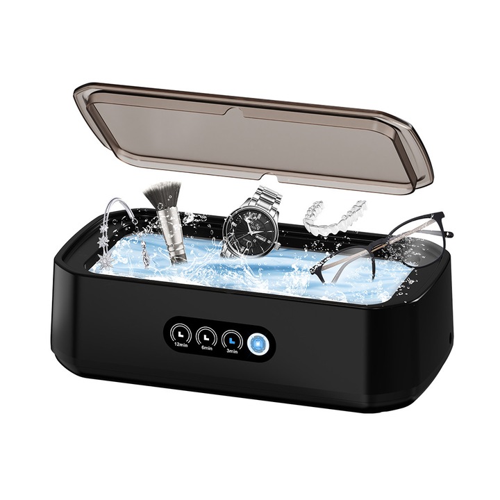 Curatator cu ultrasunete YM, X81, 650 ml, 45 kHz, 40 W, cronometru digital 720s, touch