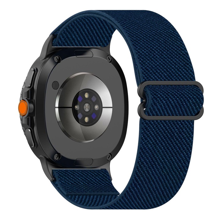 Curea Ceas SmartWatch pentru Samsung Galaxy Watch8 40mm / Watch8 44mm / Watch8 Classic, Textil Design, Comfy to Wear, Elastica, Albastru