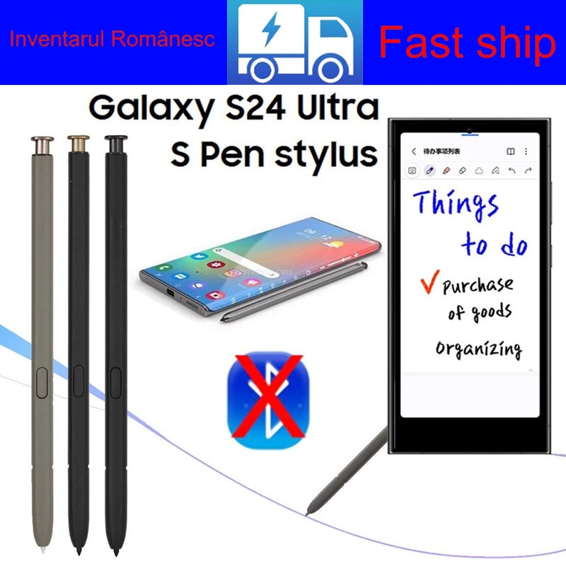 Stylus Pen S pen pentru telefon, compatibil cu Samsung Galaxy S24