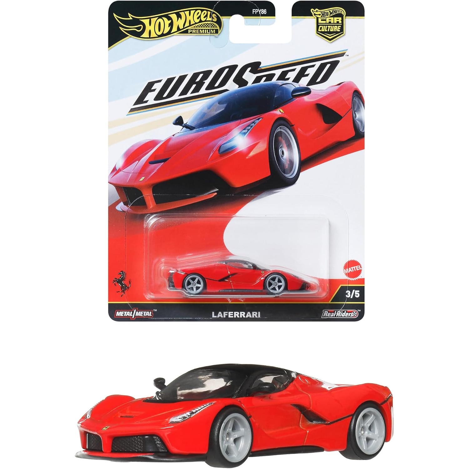 Masinuta metalica Hot Wheels Premium, Car Culture, EuroSpeed, La