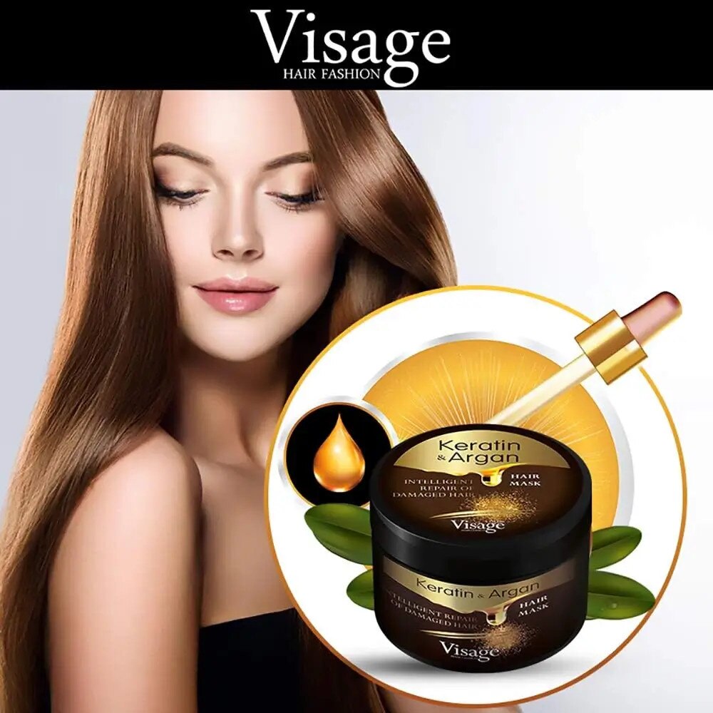 Visage Masca De Par Keratin Argan 500 Ml EMAG ro