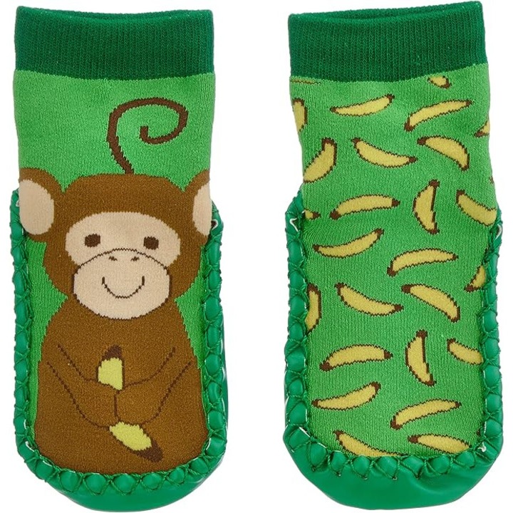 Детски чорапи с подметка, Playshoes, Маймунка