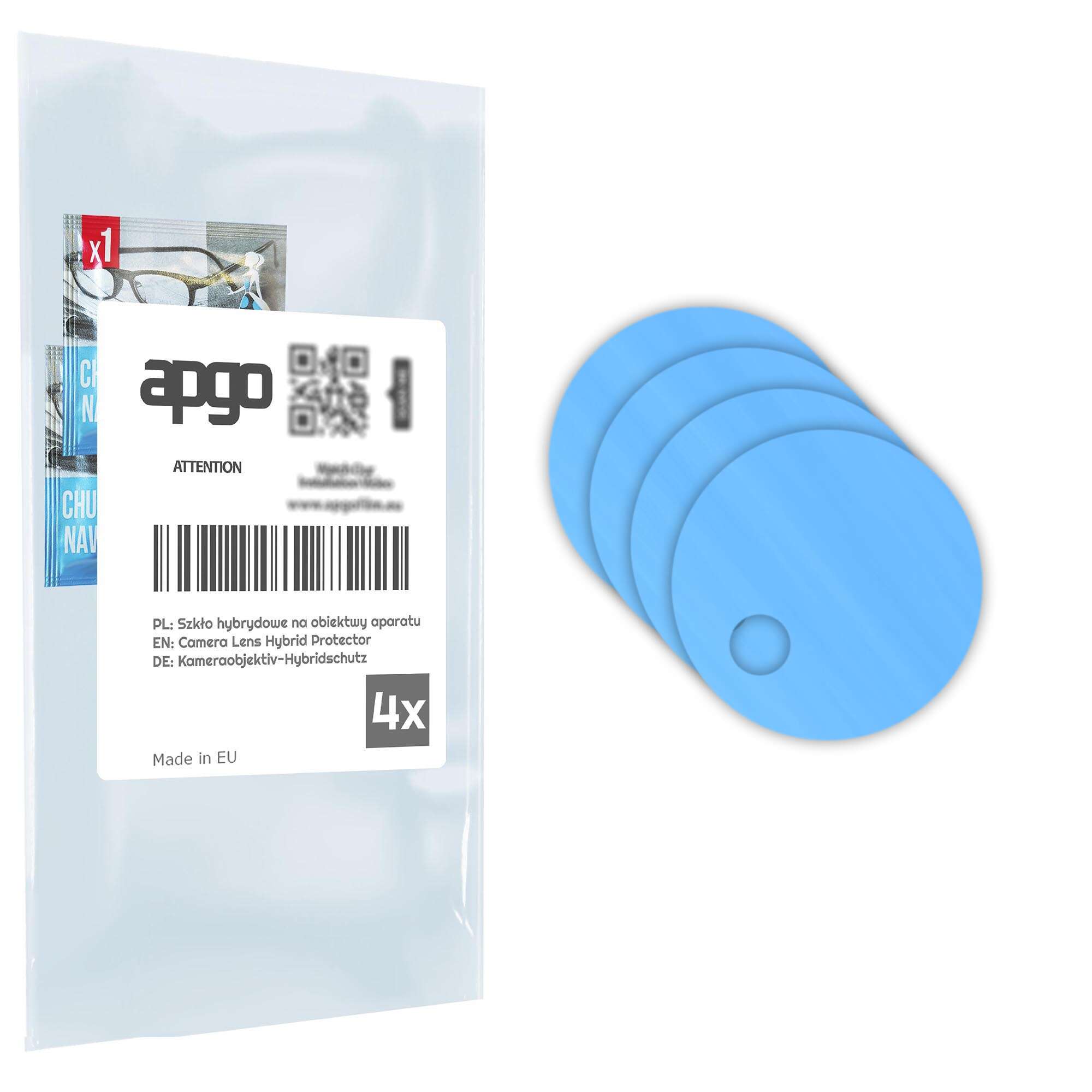 Set de 4 sticle de protectie pentru Honor Magic 7 Lite – apgo, camera sticla pentru obiectivul camerei telefonului, full glue, 9H, anti-zgarieturi