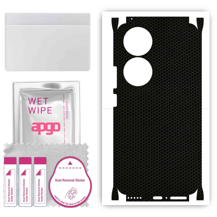 Folie de protectie pentru Honor 90 – apgo Skins, anti-zgarieturi, autocolant pentru spate si laturi Matricea