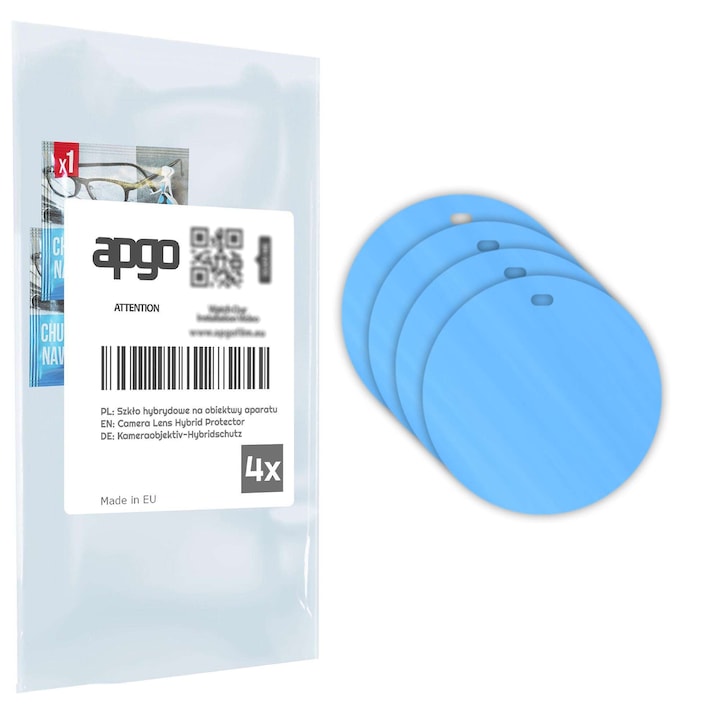 Set de 4 sticle de protectie pentru Xiaomi 15 Ultra – apgo, camera sticla pentru obiectivul camerei telefonului, full glue, 9H, anti-zgarieturi