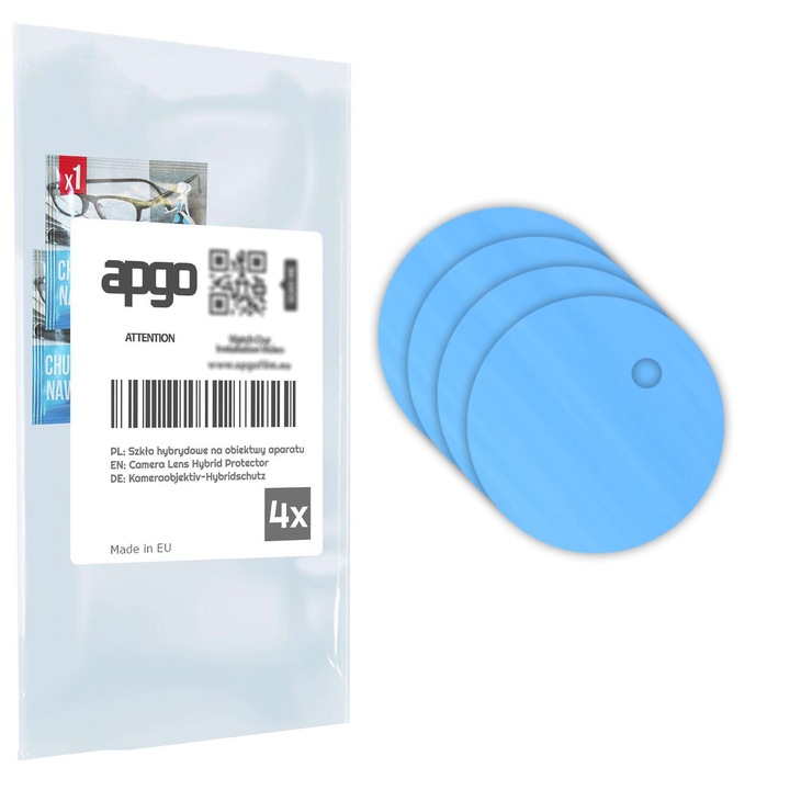 Set de 4 sticle de protectie pentru Doogee Note 59 – apgo, camera sticla pentru obiectivul camerei telefonului, full glue, 9H, anti-zgarieturi