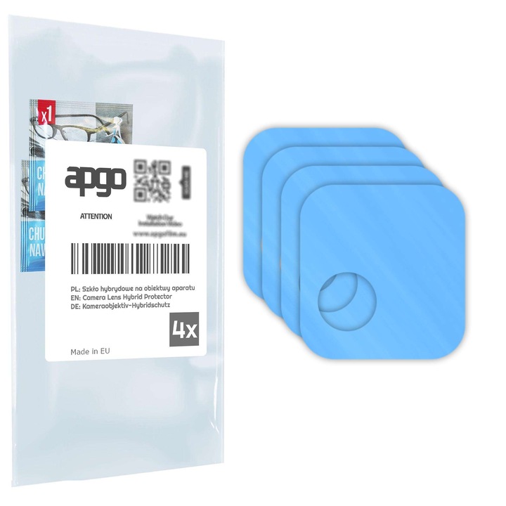 Set de 4 sticle de protectie pentru Xiaomi Pad 7 – apgo, camera sticla pentru obiectivul camerei telefonului, full glue, 9H, anti-zgarieturi