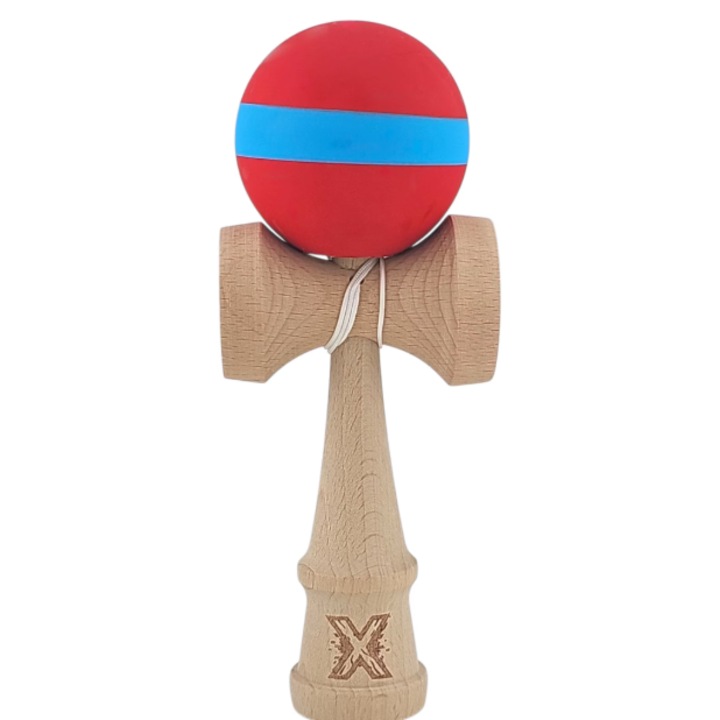 Kendama, jucărie interactivă, lemn, multicolor, 6.5 cm